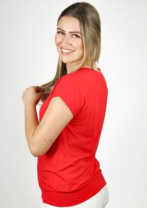 Blusa Pau a Pique Básica Vermelho