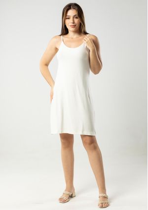 Combinação para Vestido Pau a Pique Off White