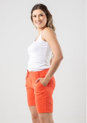 Shorts Pau a Pique de Sarja Coral