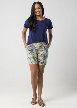 Bermuda Pau a Pique Sarja Verde