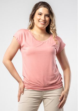 Blusa Pau a Pique Básica Rosê